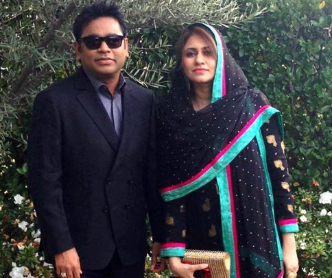AR Rahman and wife Saira Banu attend 55th Annual Grammy Awards